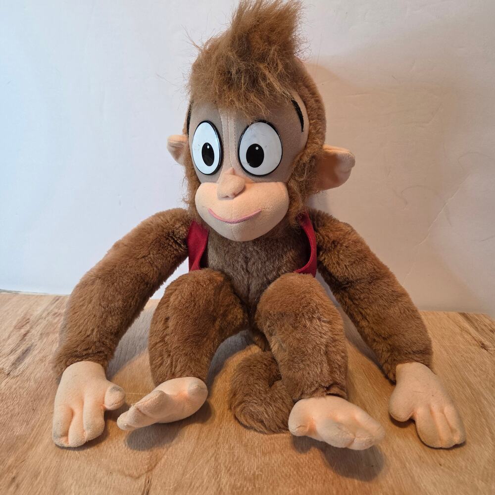 Vintage 1992 Mattel Disney Aladdin Abu the Monkey Plush 16' tall
